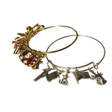 Custom Patriotic Charm Bracelets & Necklaces