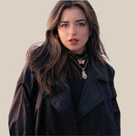 Wing of Grace | Handcrafted Fine Silver Angel Wing Necklace with Amethyst Gemstone on Sterling Silver Chain-Necklace-SEH Designs, LLC