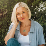 Fluttering Elegance | Handcrafted Butterfly Pendant Necklace in Sterling and Fine Silver-Necklace-SEH Designs, LLC