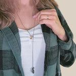 Heavenly Daisy Lariat Necklace-Necklace-SEH Designs, LLC