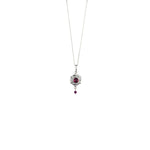 Daisy Doo Necklace | 925 handmade necklace | Ruby Gemstone-Jewelry-SEH Designs, LLC